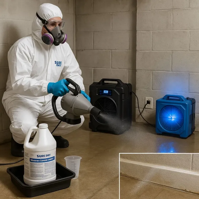 Sanitization and Odor Removal process in Franklinville, NY
