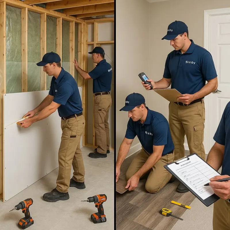 Repairs and Reconstruction process in Franklinville, NY